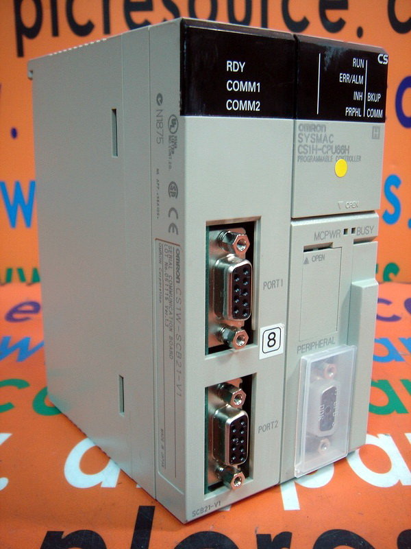 OMRON CPU UNIT CS1H-CPU66H WITH CS1W-SCB21-V1 - PLC DCS SERVO